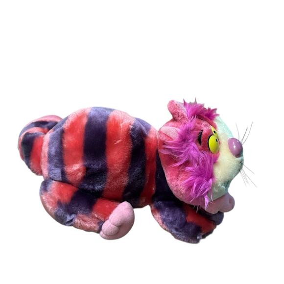Vintage Disneyland Alice In Wonderland Cheshire Cat 18” Stuffed Plush Toy Doll - Picture 6 of 9